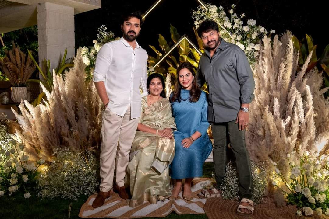Allu Arjun and Sania Mirza join in the celebrations at Ram Charan and Upasana's baby shower