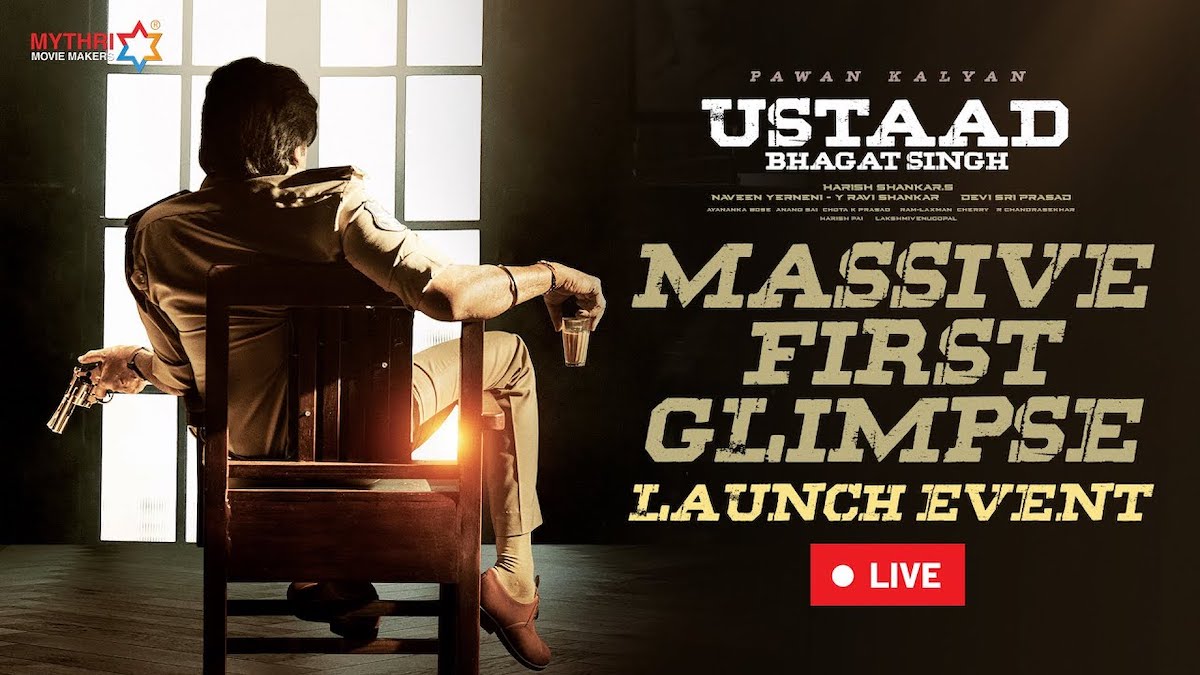 Ustaad Bhagat Singh Massive First Glimpse Launch Event LIVE